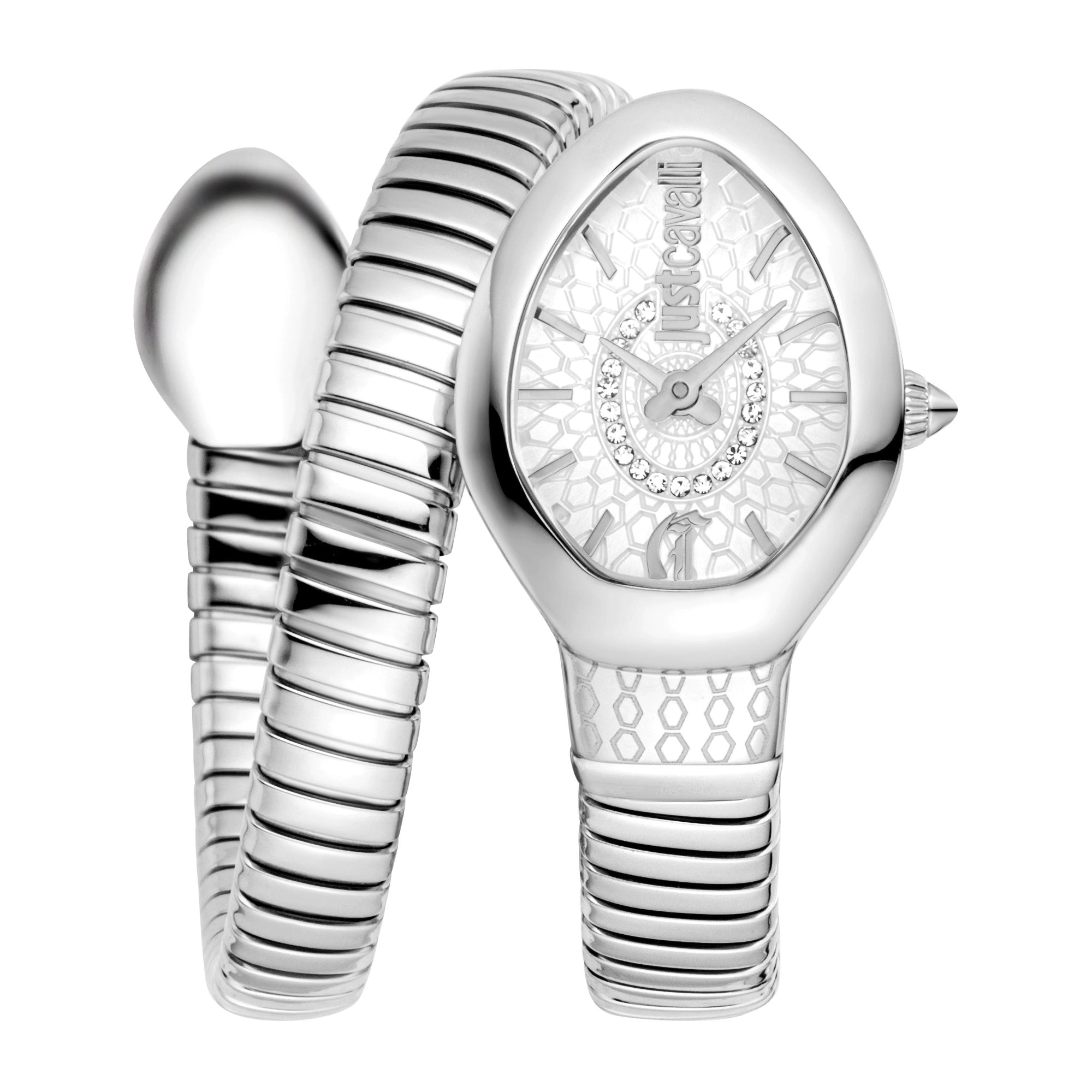 Just Cavalli Just Cavalli Signature Snake Eclisse Silver