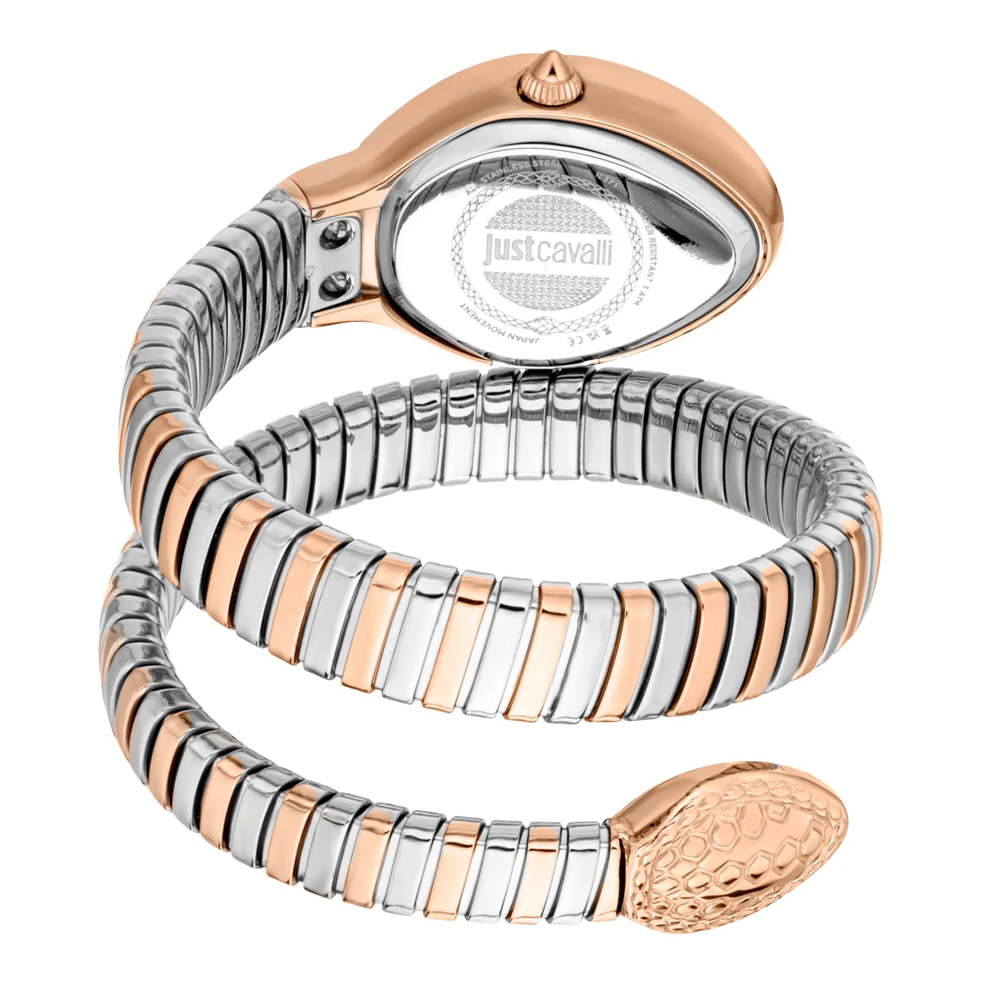 Just Cavalli Just Cavalli Signature Snake Eclisse Two Tones RG Silver — immagine 2