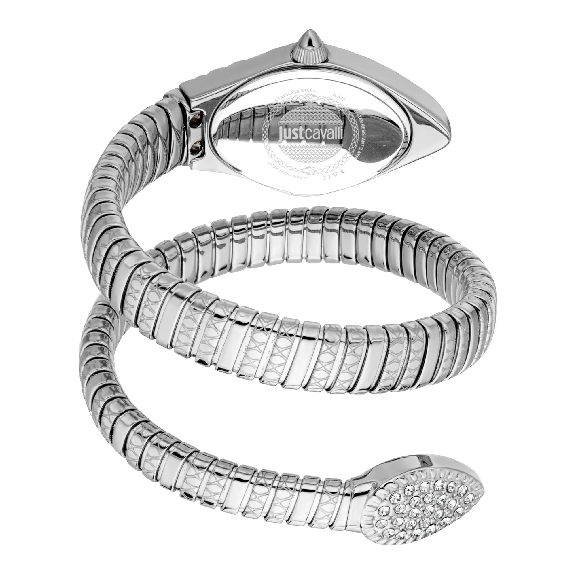 Just Cavalli Just Cavalli Signature Snake Vetra Silver Grey — immagine 2
