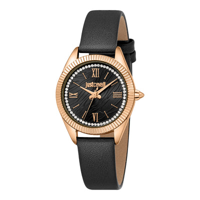 Just Cavalli Animalier Amabile Cuero Negro