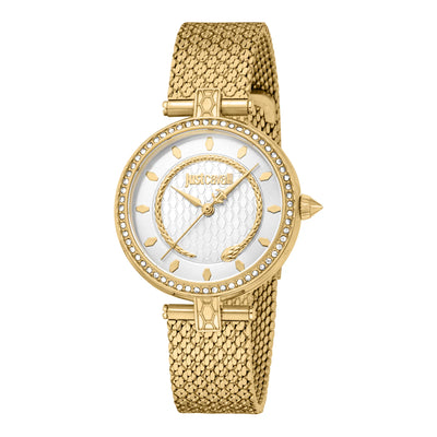 Just Cavalli Glam Chic Obsesivo Serpiente Oro Plata