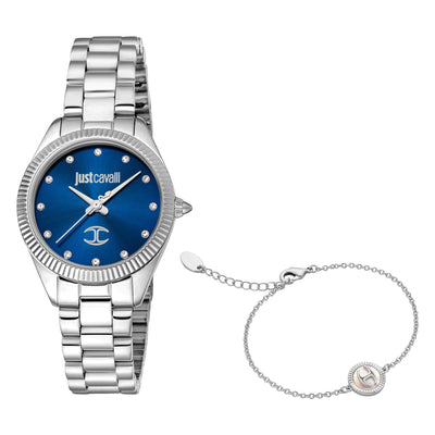Just Cavalli SET Pacentro Plata Azul