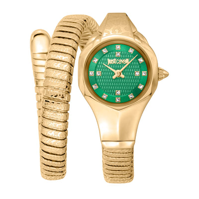 Just Cavalli Signature Snake Amalfi Amarillo Oro Verde