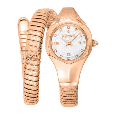 Just Cavalli Signature Snake Amalfi Oro Rosa Plata Gris