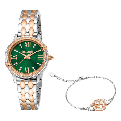 Just Cavalli SET Viperized Dos Tonos RG Verde Botella