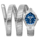 Just Cavalli Signature Snake Hipnotizante Plata Azul