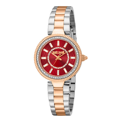 Just Cavalli Glam Chic Ostentoso Dos Tonos RG Rojo