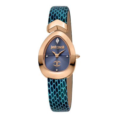 Just Cavalli Signature Snake Serpiente Diversa Blu