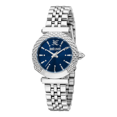 Just Cavalli Animalier Mistero Serpiente Plata Azul