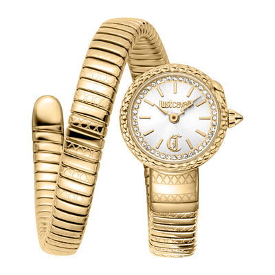 Just Cavalli Signature Snake Sirena Oro Amarillo Plata