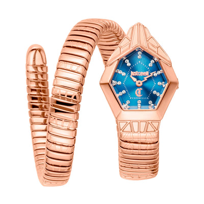 Just Cavalli Signature Snake Gemma Oro Rosa Azul