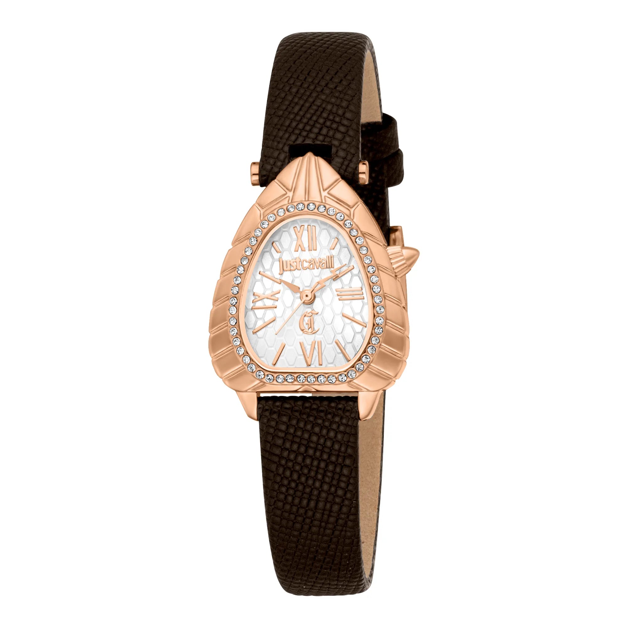 Just Cavalli Just Cavalli Animalier Perla Leather Brown RG