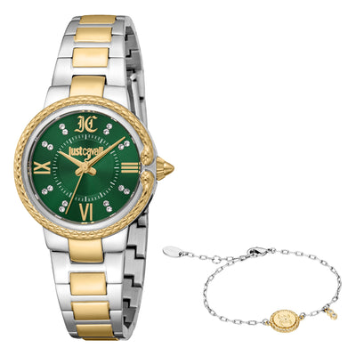 Just Cavalli SET Primavera Snake Dos Tonos YG Verde