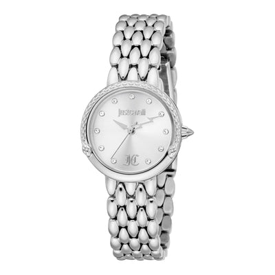 Just Cavalli Animalier Rosa Serpiente Plata