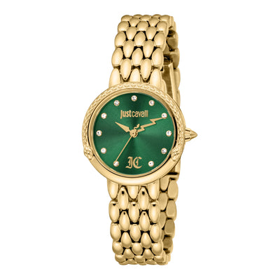 Just Cavalli Animalier Rosa Serpiente Amarillo Oro Verde