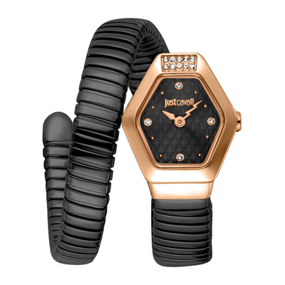 Just Cavalli Signature Snake Splora Negro